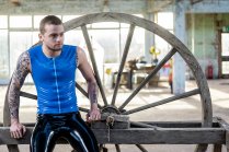 Hector Latex Rubber Sleeveless Zip T Shirt