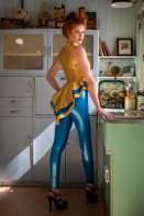 Zara Latex Rubber Tailcoat 