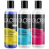 Latex Rubber Polish beGloss Latex care Set 3 x 250ml