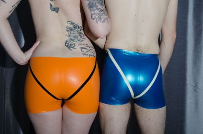 Simona Latex Rubber Shorts - Latex clothing