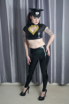 Yunona Latex Rubber Love Top - Latex clothing