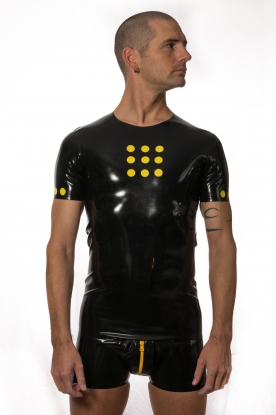 Latex Rubber Dot T Shirt - Latex clothing