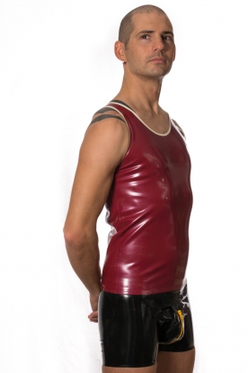 Latex Rubber Pouch Zip Shorts - Latex clothing
