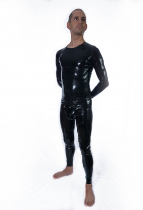 Dimo Latex Rubber Long Sleeve T Shirt - Latex clothing