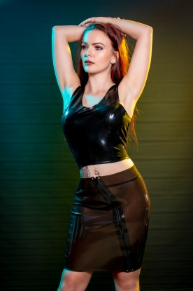 Dimana Latex Rubber Skirt - Latex clothing