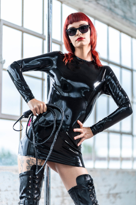 Carminia Latex Rubber Dress - Latex clothing