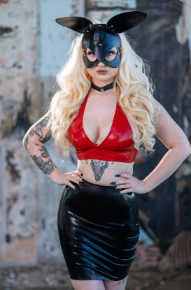 Zaria Latex Rubber Bra - Latex clothing
