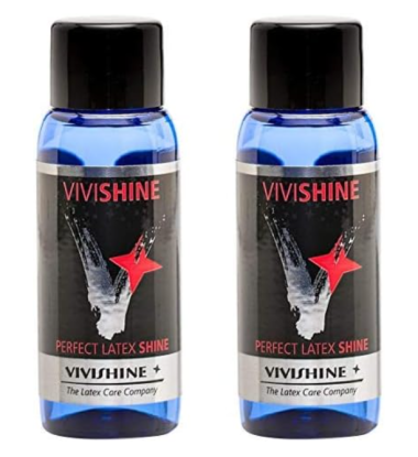 Latex Rubber Polish Vivishine Mini 2 x 30 ml Bottles - Latex clothing
